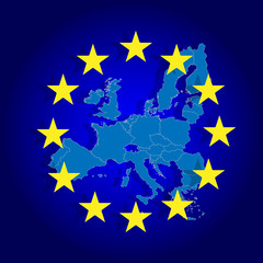 The flag of the European Union