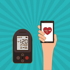 smartphone icon design, vector illustration
