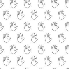 seamless pattern with handbreadth