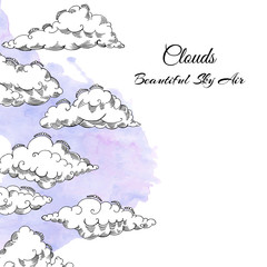 Background with Clouds