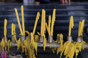 Candle in the temple