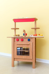 small wooden kitchen for kids
