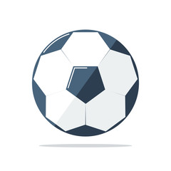 Football soccer ball icon. Football ball icon. Flat vector illustration.