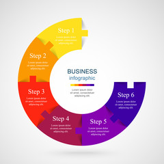 Vector infographic template