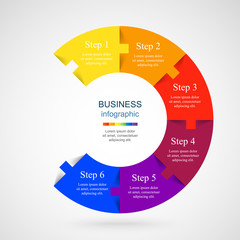 Vector infographic template