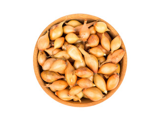 Seeds of onion in a bowl