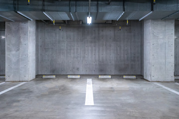 Naklejka premium Parking garage underground