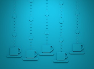 Cup of coffee or tea symbol.