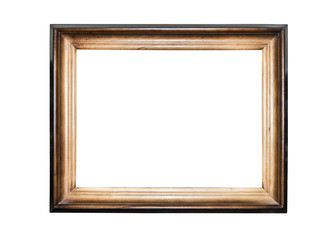 Wood frame isolated.