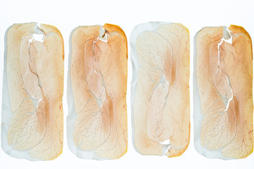 Slices of prosciutto