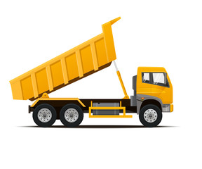 Dumper Truck. High Detailed Vector illustration. © paul_craft