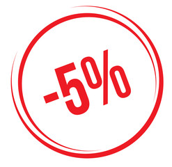 5%