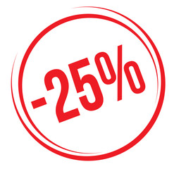 25%