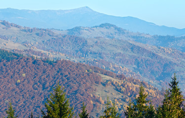 Autumn in mountain.