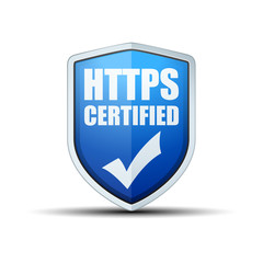 HTTPS Certified shield sign