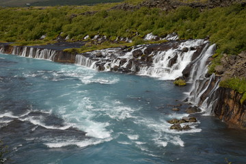Hraunfossar, Island