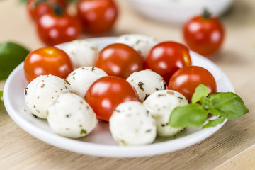 Mozzarella with Tomatoes