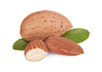 almonds in close-up