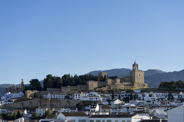 Fototapeta premium Antigua alcazaba de la época musulmana en la ciudad de Antequera, Málaga