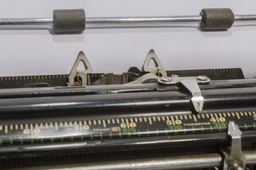 antique typewriter detail