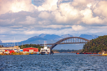 View of the port of Stavanger, Norway.