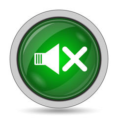 Obraz premium No sound icon
