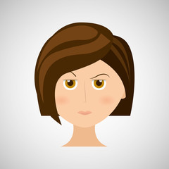 woman avatar design 