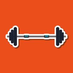 Gym and weights icon design , vector illustration
