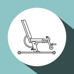 Gym machine design , vector illustration
