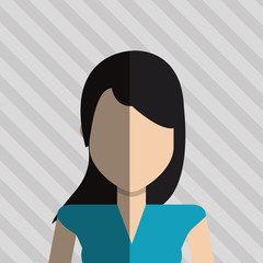 Woman icon design , vector illustration