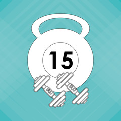 Gym icon design , vector illustration