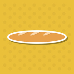 Bread icon design , vector illustration