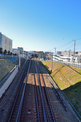 Fototapeta premium 東急田園都市線藤が丘駅付近