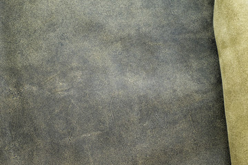 Close up fold grey leather texture background,fabrics Division