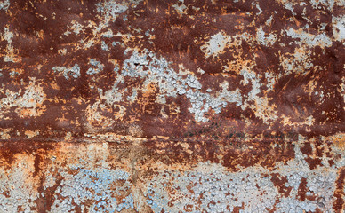 rusty corrugated iron metal texture