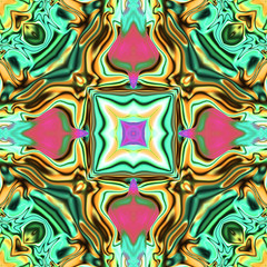 Ornamental pattern tile