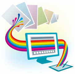 graphics tablet drawing design pc computer monitor print copy co