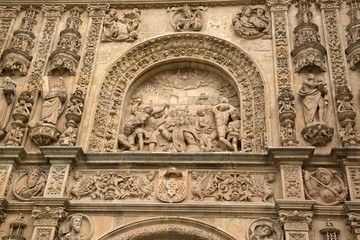 Facade of San Esteban Convent, Salamanca