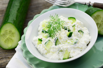 Dill Gurke Joghurt Quark