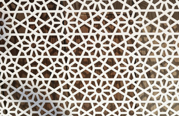 Metal background with holes