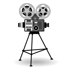 Retro Movie Projector Film Cinema