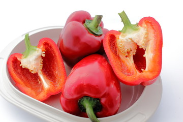 des poivrons rouge