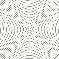 Abstract segmented geometric circle shape. Radial concentric circles. Rings. Swirly concentric segmented circles. Design element. Random lines. Vector illustration. Graphic texture. Background. - 108262007