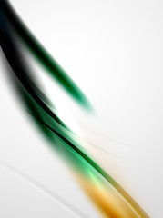 Obraz premium Modern curve stripes template