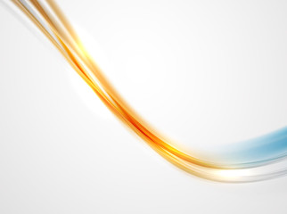 Modern curve stripes template