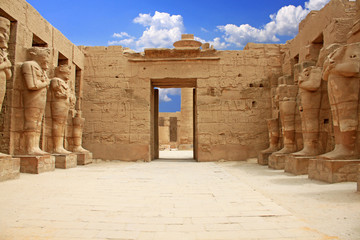 Karnak Temple ( Thebes ) in Luxor. Egypt - obrazy, fototapety, plakaty