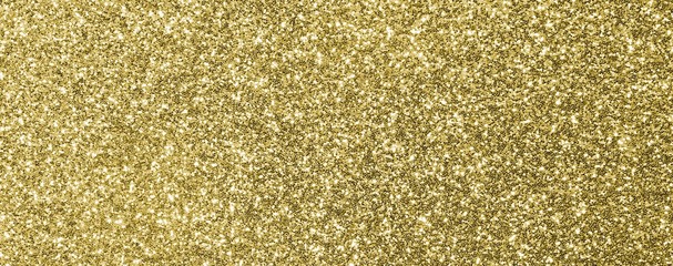background uniformly colored golden glitter