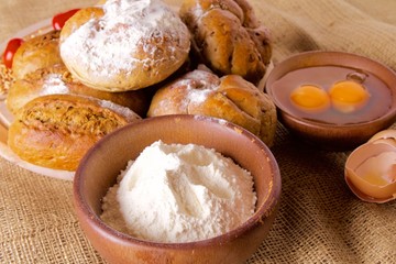 Home made bread with milk 