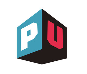 PU Initial Logo for your startup venture