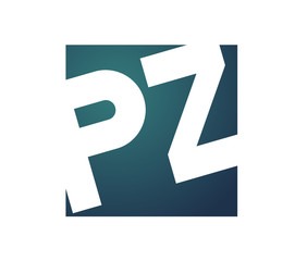 PZ Initial Logo for your startup venture